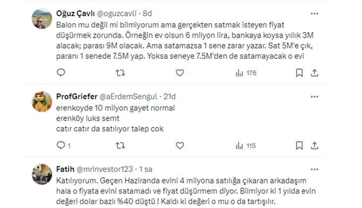 Konut piyasasında hala balon var: Satılıklarda fiyat düşmüyor!