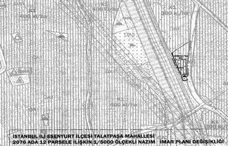 Esenyurt Talatpaşa 2076 ada 12 parsel imar planı bugün askıdan indiriliyor!