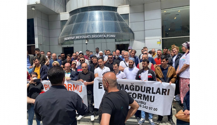 Evim Mağdurları bir kez daha TMSF önünde! 54 bin Evim Mağduru tek ses tek yürek!