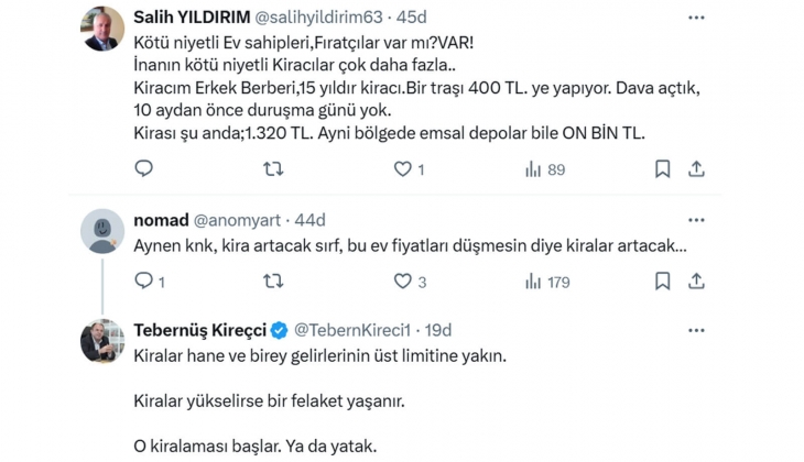 Tebernüş Kireçci konutta yeni teorileri yazdı: Kiralardaki yükselişin hız kesmesi, ev fiyatlarının artması gerekiyor!