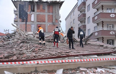 Yozgat'ta çöken hasarlı bina için soruşturma başlatıldı!