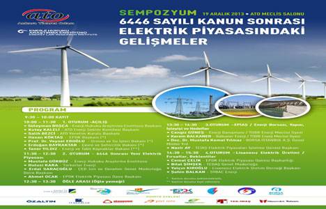 ATO elektrik piyasasındaki gelişmeleri masaya yatırıyor!