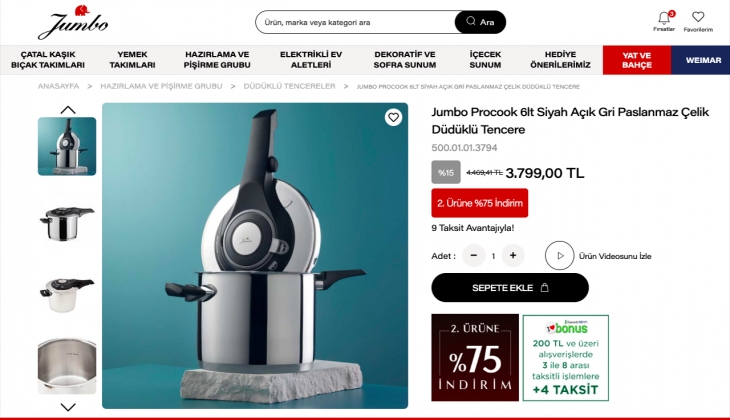 Jumbo 75’inci yıla özel ikinci üründe yüzde 75 indirim uyguluyor! İşte 10 Ekim 2022 Jumbo fiyat listesi