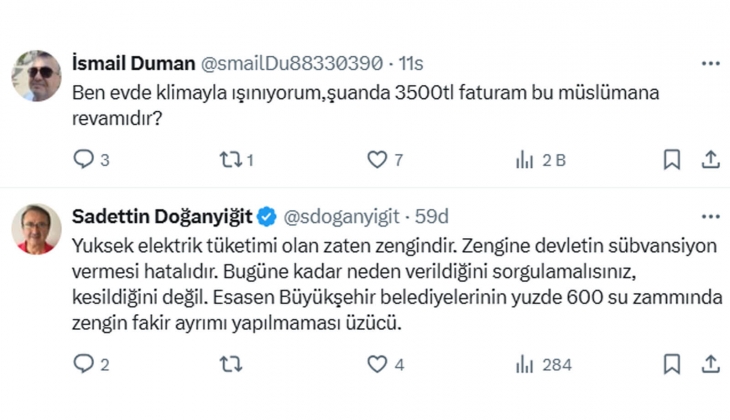 Elektriğe yüzde 140 zam! Deniz Yavuzyılmaz: 495 TL’lik fatura 1.190 TL olacak!