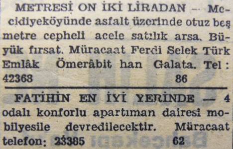1947 yılında Mecidiyeköy