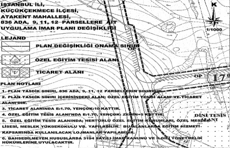 Halkalı Toplu Konut Alanı imar planı değişikliği askıda!