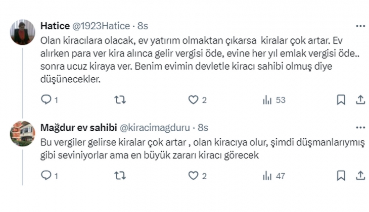 Paylaşımlı evlerin kirası bile 15 bin TL lerde! Ev sahiplerine vergi gelirse kiralar uçar!