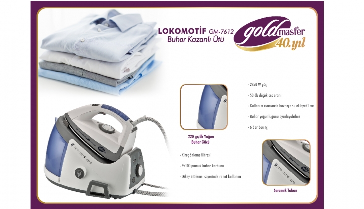 Goldmaster Gm-7611 2200 W Buhar İstasyonlu Ütü indirimli fiyatıyla yüzünüzü güldürecek! 26 Şubat 2023 fiyat listesi
