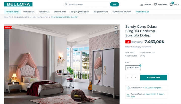 Bakmadan mobilya alışverişine çıkmayın! Bellona da indirim rüzgarı başladı. İşte 20 Eylül 2022 Bellona fiyat listesi 