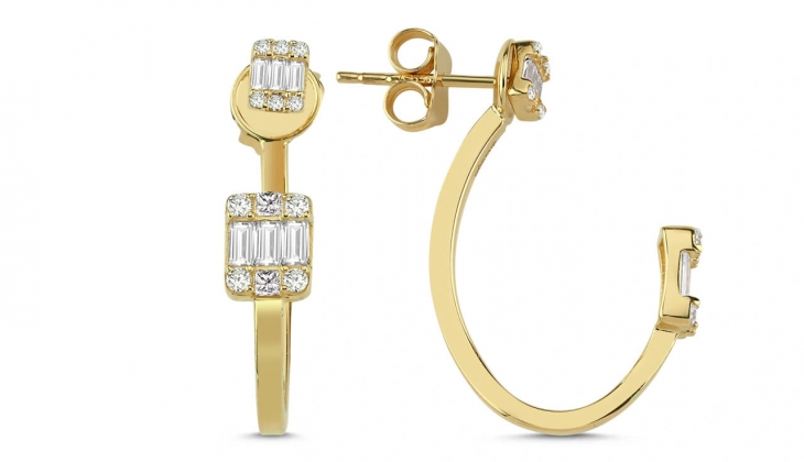 Altın baget küpeler 1.590 TL den başlıyor! Üstelik yüzde 20 indirim! Koçak altın 27 Ekim 2022 fiyat listesi