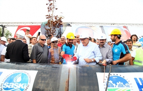 Sakarya Karasu İçmesuyu Hattı'nın temeli atıldı!