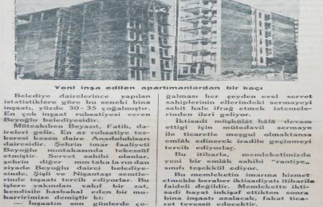 1929 yılında binalaşmanın nedeni ve en çok tecih edilen ilçe!