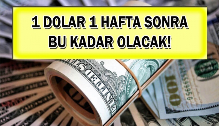 1 doların 7 gün sonra ne kadar olacağı resmen tek tek açıklandı! Bu son dakika rakamını görenin adeta nefesi kesildi! 