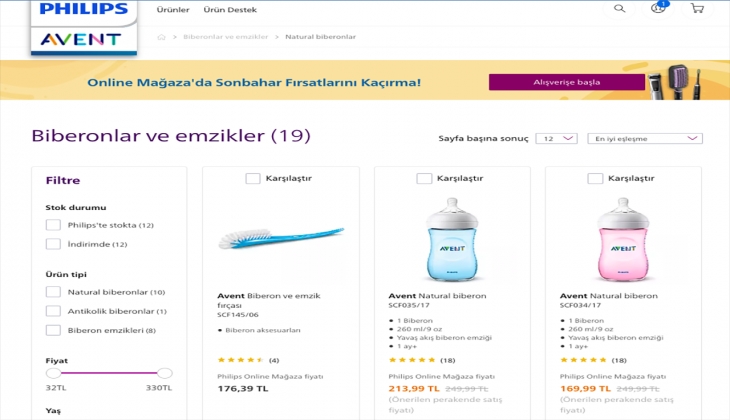 Philips Avent anne bebek ürünlerinde kaçırılmayacak indirim fırsatları! İşte 16 Eylül 2022 fiyat listesi