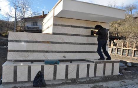 Şahinler Köy'ündeki Şehit Zeki Aktan çeşmesi yenilendi!