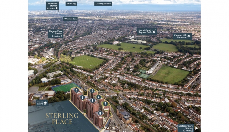 Sterling Place Londra’da 405 bin sterline! Yüzde 5 depozitoyla!