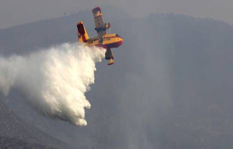 İzmir Urla'da çıkan yangında 8 hektar ormanlık alan zarar gördü!