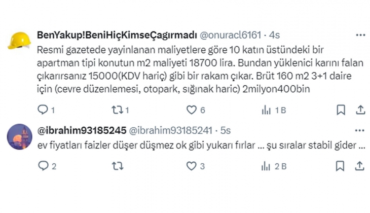 Tebernüş Kireçci: Konut inşaatları hız kesecek, şu anki konutlar daha da değerlenecek!