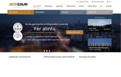 Altinemlak.com.tr yenilendi!