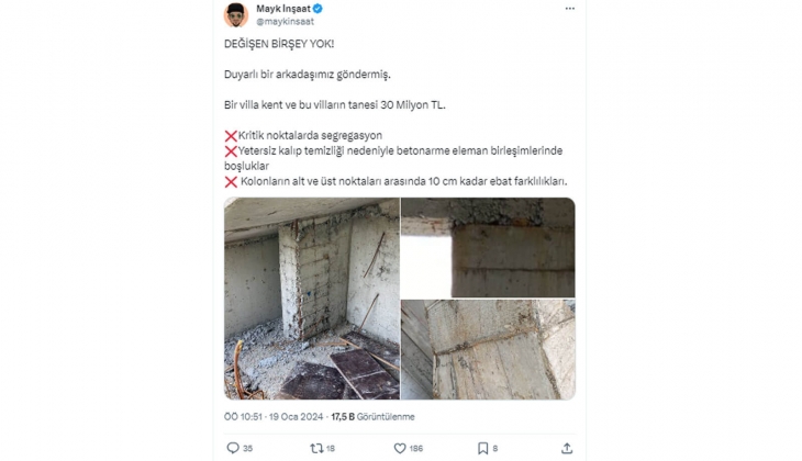 İstanbul da 30 milyon TL ye satılan villaların inşaatındaki hatalar şok etti!