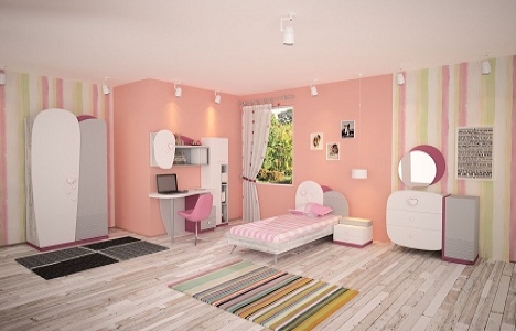 İder Mobilya, Rimini Genç Odası pembenin büyüsünü evlere taşıyor!