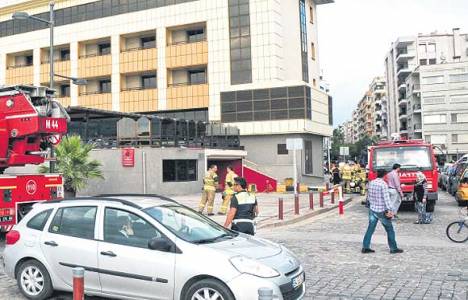 Kordon Subay Orduevi'nde yangın çıktı!