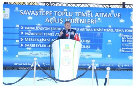 Balıkesir Savaştepe'ye modern pazar yeri!