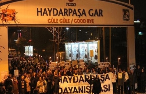 Haydarpaşa Garı için yürüyüş yapıldı!