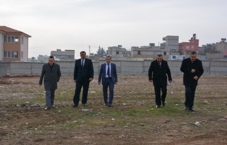 Kilis'te okul yapımı için arsalar incelendi!