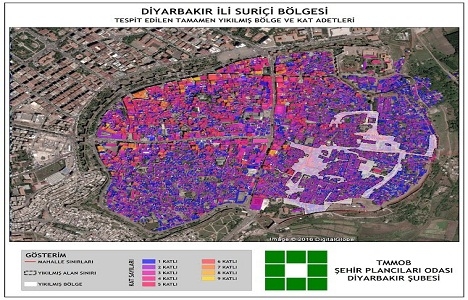 Sur da bin 312 yapı yıkıldı!