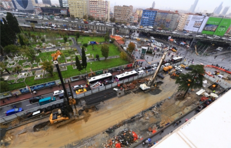 Mecidiyeköy Mahmutbey metrosundan son kareler!