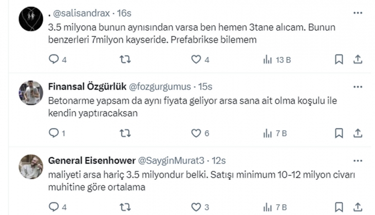 3.5 milyon TL lik yeni nesil evler sosyal medyada gündem oldu!