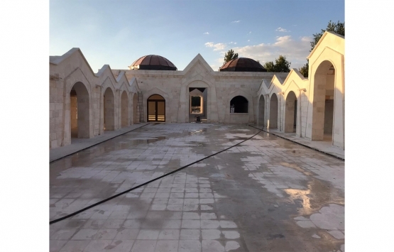 Şanlıurfa'daki Eyyüpnebi Külliyesi inşaatında sona gelindi!