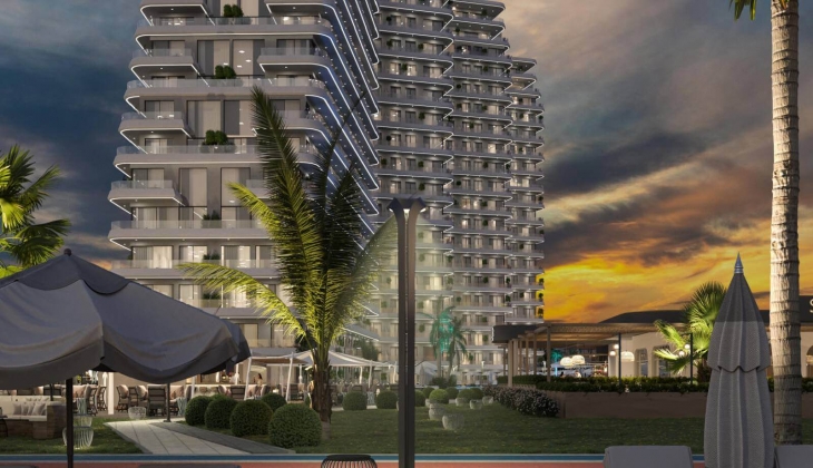 Kıbrıs Alpcan Tower Key West'te yüzde 35 peşinat 36 ay vade ve 86 bin 79 Euro'dan başlayan fiyatlarla! 