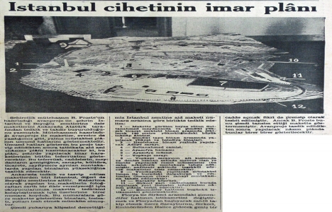 1938 yılında İstanbul Nazım İmar Planı nın avan projesi hazırlanmış!