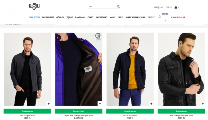 Kiğılı online özel yeni sezonda yüzde 30 indirim+ 2 ürüne yüzde 15 indirim! İşte 25 Eylül 2022 fiyat listesi