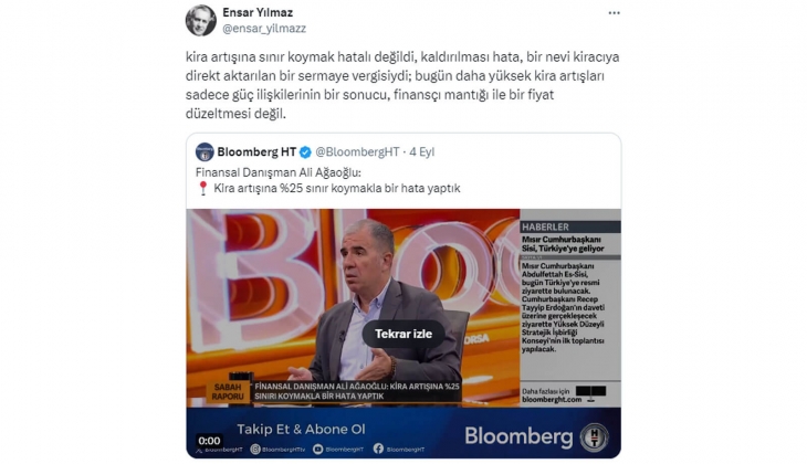 Ev sahiplerinden yüzde 25 sınırlamasının kaldırılması hataydı açıklamasına tepki yağdı!