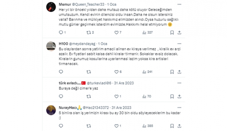 Ünlü doktordan 2024 dileği: Umarım bu yıl benim gibi on binlerce mağdur insan evlerine kavuşur!