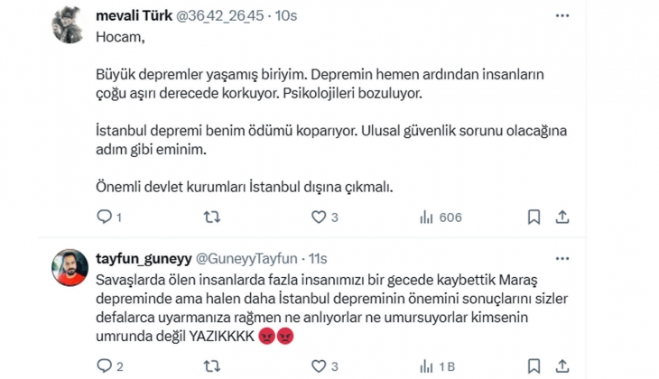 İstanbul da 7.5 büyüklüğünde deprem olursa, peşinden Gemlik segmentinde 6,5 lik ana artçı şok olacak!