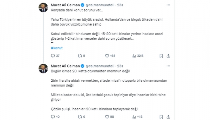 Artık kimse 20. katta oturmaktan, site aidatı ödemekten memnun değil! Vatandaşlardan konut sorunu yorumları!