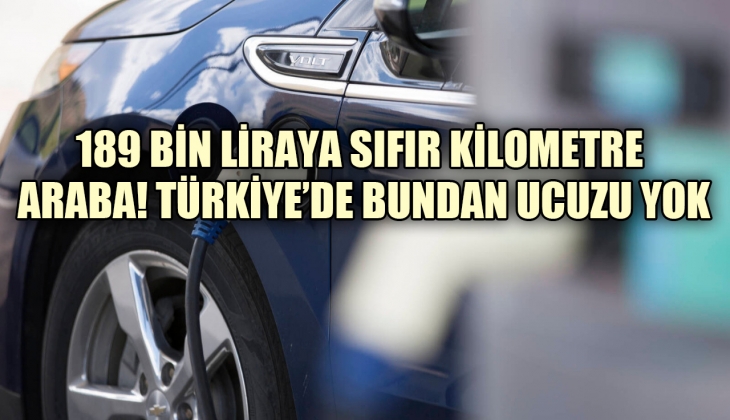 Türkiye'nin en ucuz sıfır kilometre arabası 189 bin liradan satışa sunuldu! Hem de yüzde yüz elektrikli