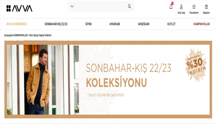 Avva Sonbahar Kış koleksiyonlarında ekstra yüzde 30 indirim! İşte 10 Ekim 2022 Avva fiyat listesi