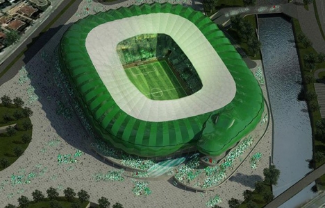 Timsah Arena’nın çim zemini yarın döşenecek!