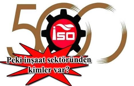 İSO, Türkiye'nin İkinci 500 Büyük Sanayi Kuruluşu'nu açıkladı!