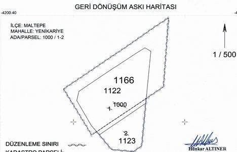 Maltepe Yenikariye'de 2 parselin parselasyon planı askıda!