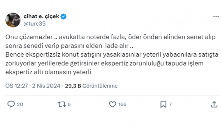 Konutta vergi kaybının engellenmesi için öneri: Tapu devri ve ödemeleri noterlerde, avukatlık firmalarında yapılsın!