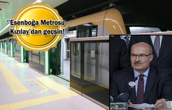 Esenboğa Havaalanı Metrosu için yeni hat önerisi!