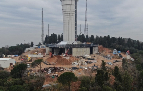 Çamlıca Kulesi nin inşaatında sona gelindi!