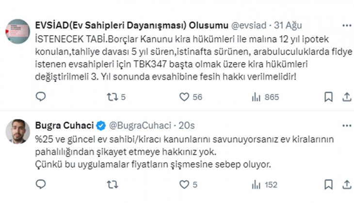 Ev sahiplerinin kiracılardan istekleri gündemde: Kanunlar kiracıyı fazlasıyla koruyor, mağdur ev sahipleri artıyor!