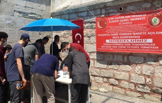 İLADER'den Ayasofya için imza kampanyası!